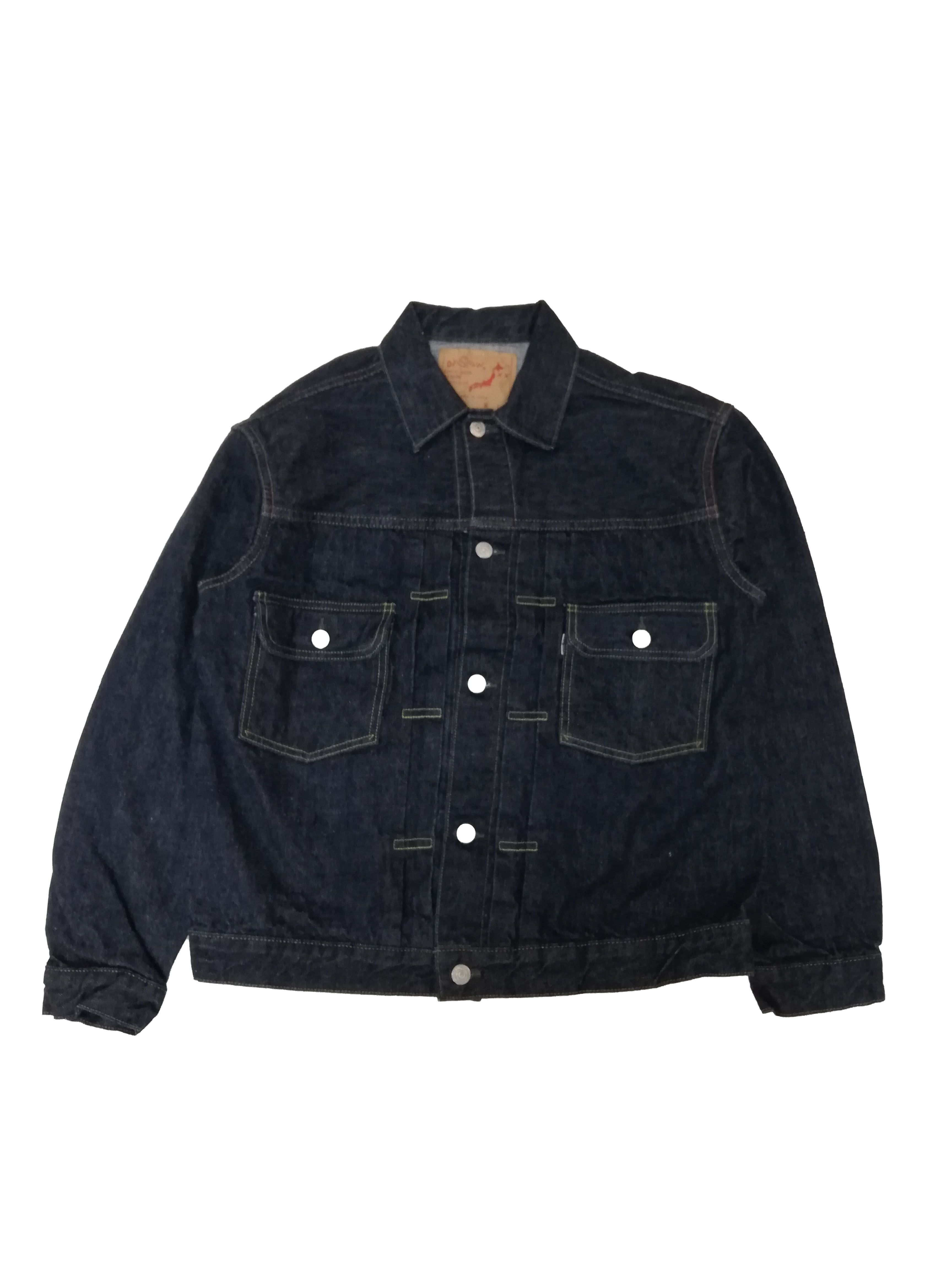 16002 2nd type 50's denim jacket-One washed-1