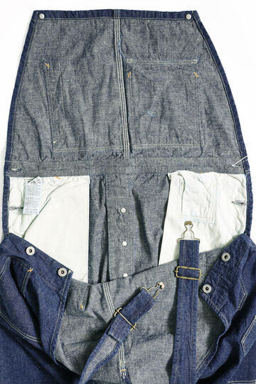 03-9000-81 9oz 1930'S DENIM OVERALL (UNISEX),, small image number 8