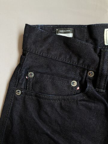 MXJE3100 15.7oz INDIGO x BLACK DENIM NARROW TAPERED,, small image number 7