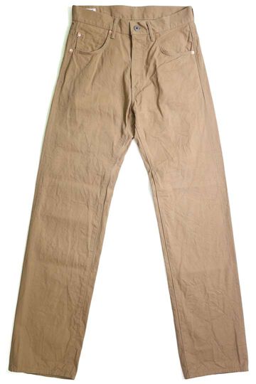 ONI022-SCKB 9.5oz Selvedge Chino Khaki Beige Relax Straight,, small image number 7