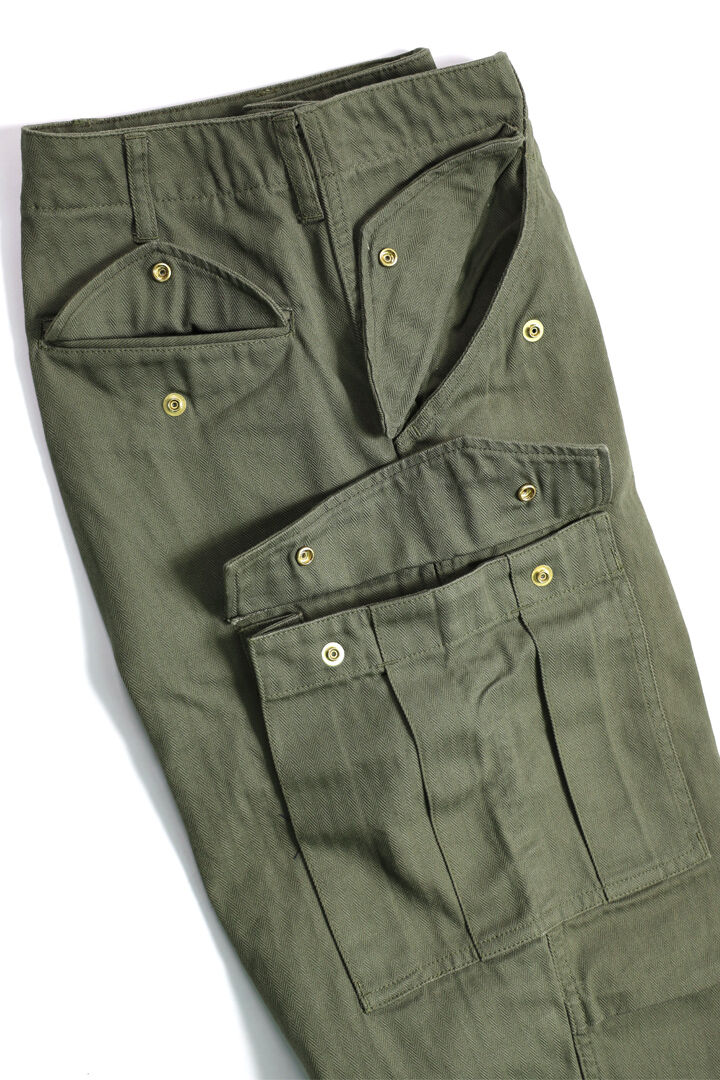 TNK305 "herringbone" M65 Pants (ARMY GREEN),ARMY GREEN, medium image number 7