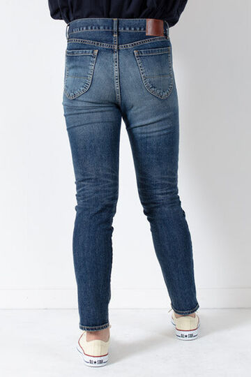 73979 Stretch Denim Slim Tapered Pants BLUE-ONE WASH-SS,ONE WASH, small image number 4