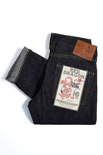 DM-010 Studio D'Artisan x Denimio Collab 16oz Red Dragon Jeans Relax Tapered,, small image number 0