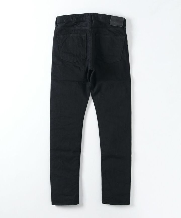 J214 14oz Tapered Model Black Denim Selvedge-One Wash-30,, medium image number 6