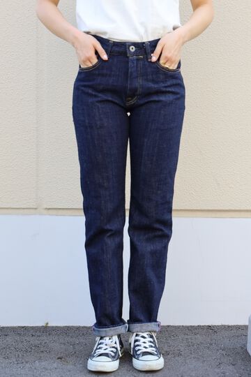 ONIL702-Kiraku12oz Kiraku Denim Ladies' Tight Straight,, small image number 1