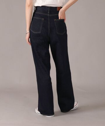 JUJE1002 High Waist Loose 【Women's】,INDIGO, small image number 2