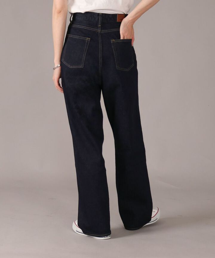 JUJE1002 High Waist Loose 【Women's】,INDIGO, medium image number 2