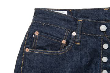 D1890 13oz Wash Jeans Loose Straight,, small image number 4