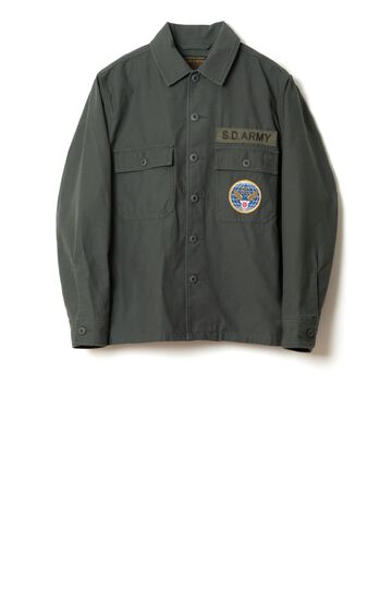 5716 Military Shirts Jacket,ARMY GREEN, small image number 0