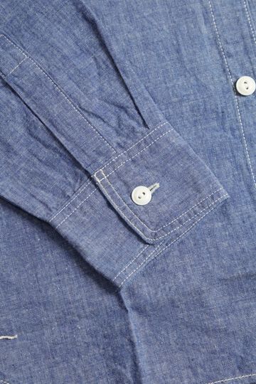 F3494 5OZ CHAMBRAY WORK SHIRT-One Wash-M,, small image number 4