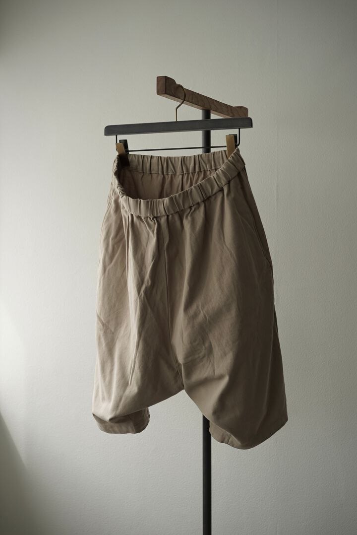 【CAPERTICA】CAP706PT33-BC Barathea Cloth / Sarrouel Shorts,BEIGE, medium image number 4