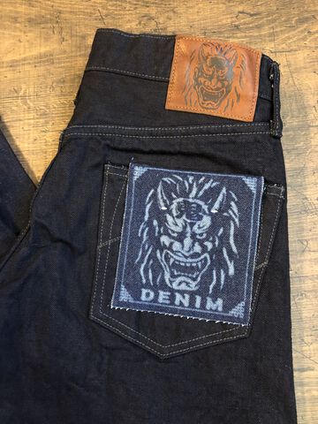 ONI622-14BLK 14oz Oni Denim (weft: black) Relax Tapered,, small image number 0