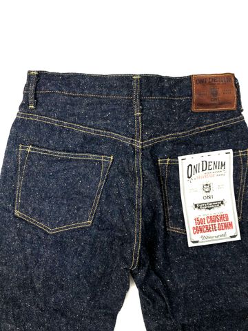 ONI200-CCD-Kabuki 15oz Crushed Concrete Denim Kabuki Selvedge Wide Straight,, small image number 4