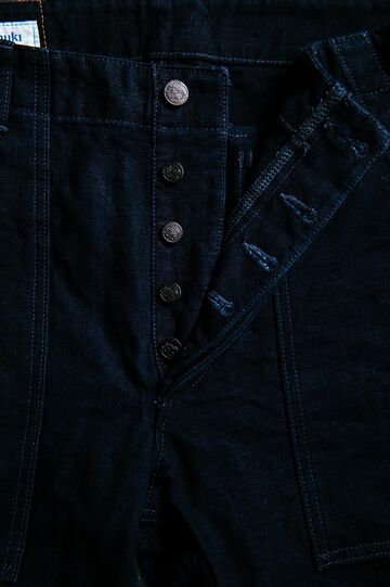 YO0905BKRID 25oz Utility Pants Indigo,, small image number 3