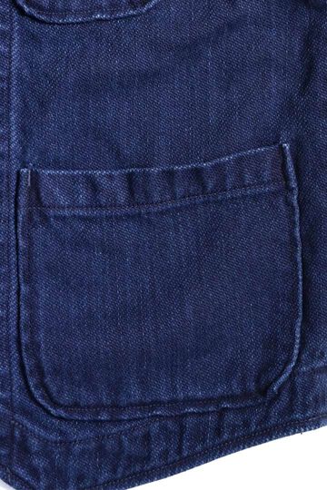 ONI05100-3x3IDT 3x3 Indigo Twill Bio Wash Vest,, small image number 2