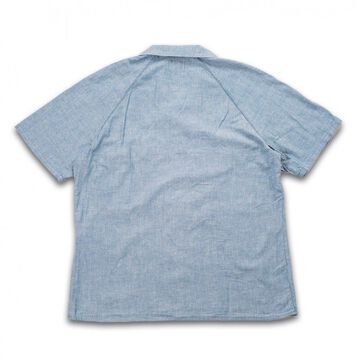 GZ-RGSLS-0607 Raglan Sleeve S/S Shirts,LIGHT INDIGO, small image number 1