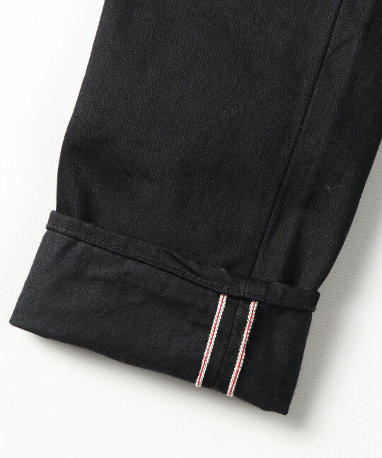 CIRCLE 14oz Zimbabwe x Australian cotton vintage Selvedge Black