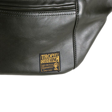 TR-B18 Horsehide Day Trip Bag,BLACK, small image number 4