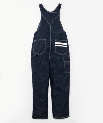 MZPT5001 12OZ "GOING TO BATTLE LABEL" DENIM OVERALLS,, small image number 1