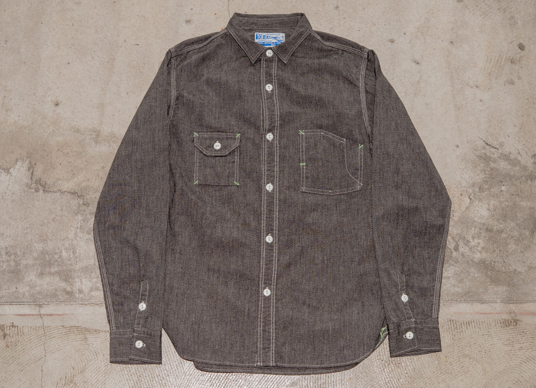 TCB jeans | TCBCATSHCOCHBLK Catlight Shirts Covert Chambray(Black)