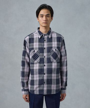 MXLS1002 ORIGINAL TWILL CHECK SHIRT,RED, small image number 2