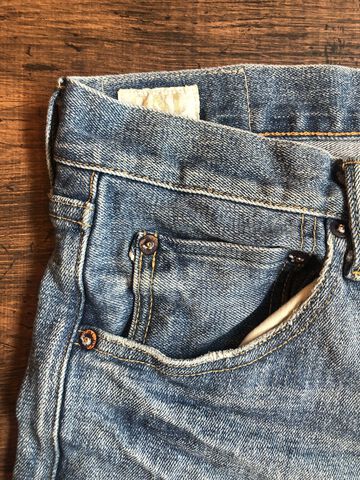 ONI121S-ISHIKAWADAI Stretch Ishikawadai Stretch Denim Relax Tapered Used Bio Bleach,, small image number 4