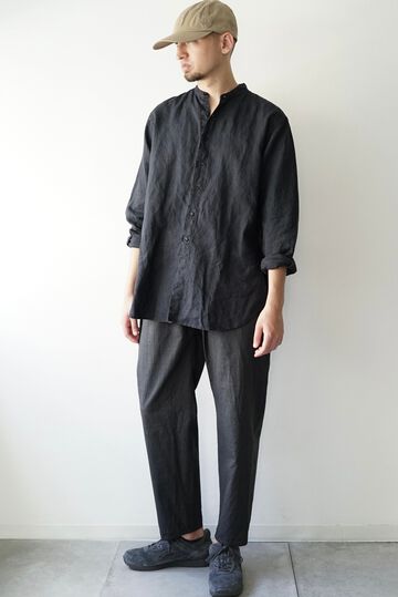 241SH08 ND-Linen Poplin / Granpa Shirts,SUMI, small image number 20