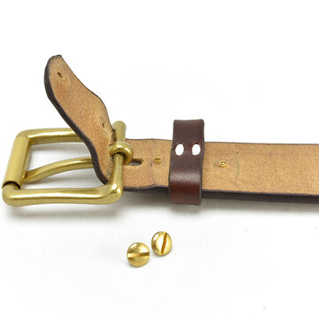 EGB40137AB Belt Men's Leather UK saddle leather 40mm width harness belt-NAVY-37inch (94cm) Limited color,NAVY, small image number 4